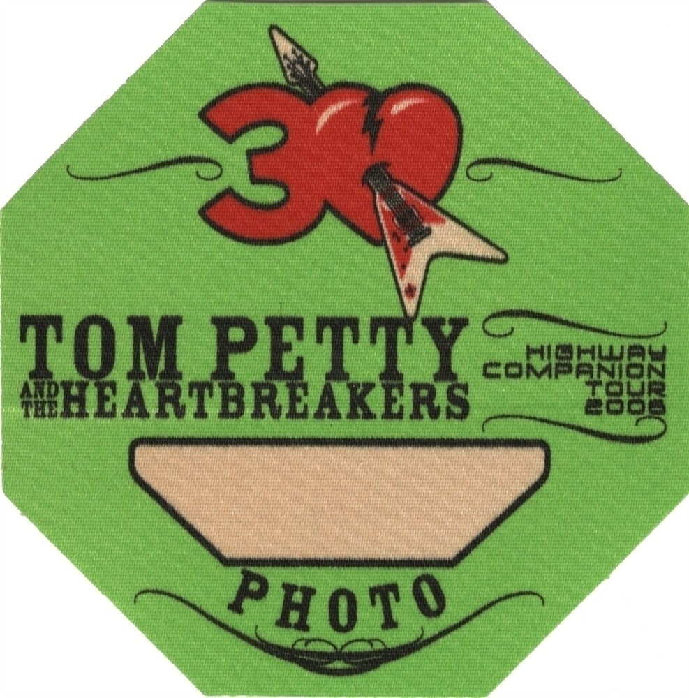 Tom Petty & the Heartbreakers 2006 Highway Companion tour Photo Backstage Pass