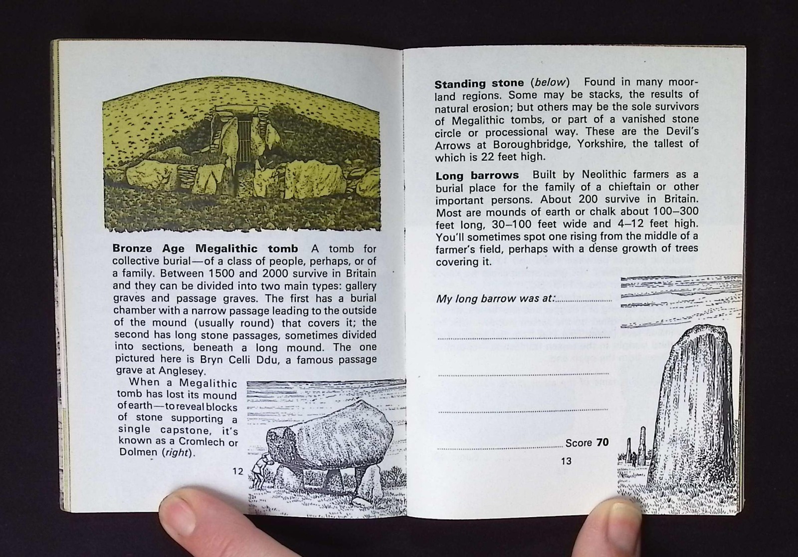 I-SPY – Archaeology by Big Chief I-SPY, 1972 The Dickens Press PB