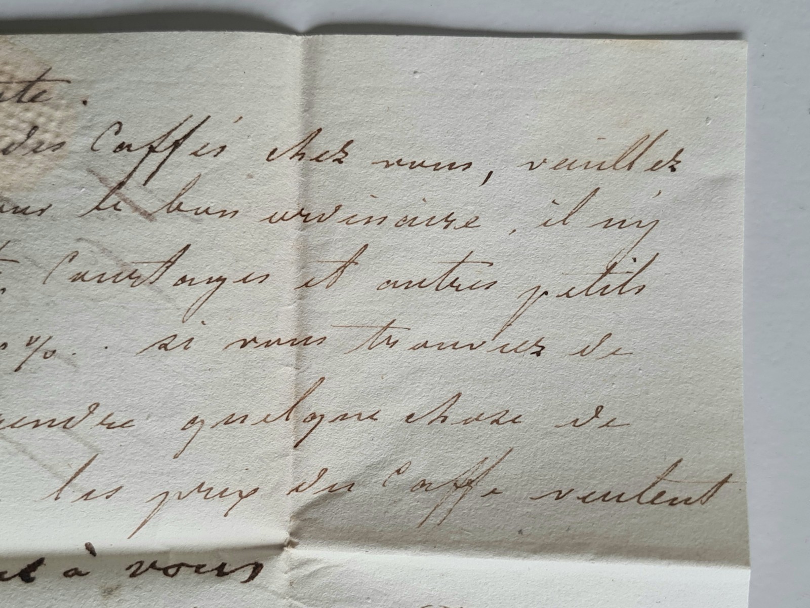 Old Letter Mail Hamburg Bordeaux 15 June 1819 Restoration Era.