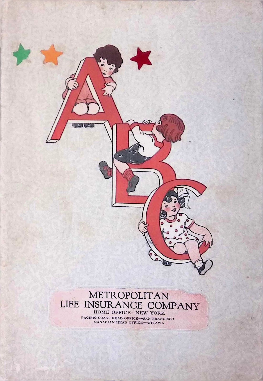 An ABC of Health Promo Child’s Primer c1910 Coloring Book Ephemera Booklet