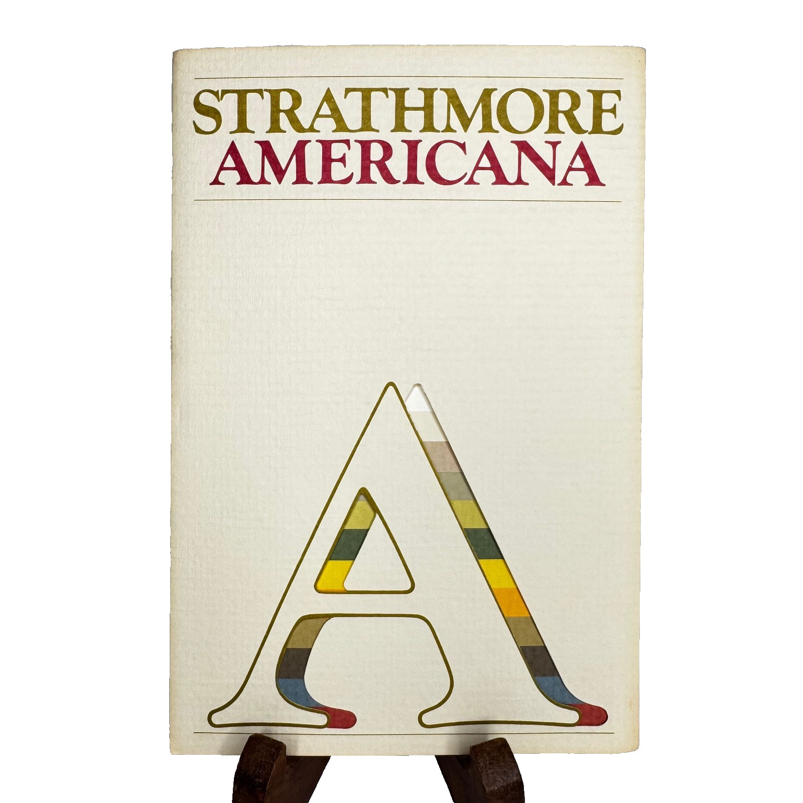 c.1974 Strathmore Americana Paper Swatch Book Felt-Marked Color Samples