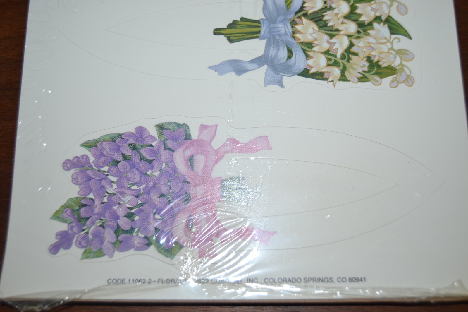 Bookmarks by Current, Inc. FLORAL FLOWERS SEALED! 4 Paper Vintage 80’s