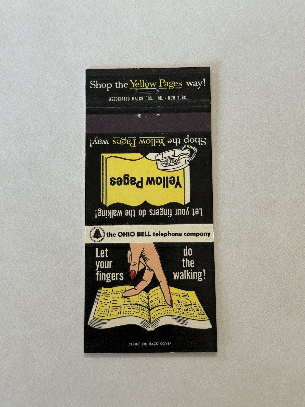 Ohio Bell Telephone Company Ohio Vintage Matchbook Cover S