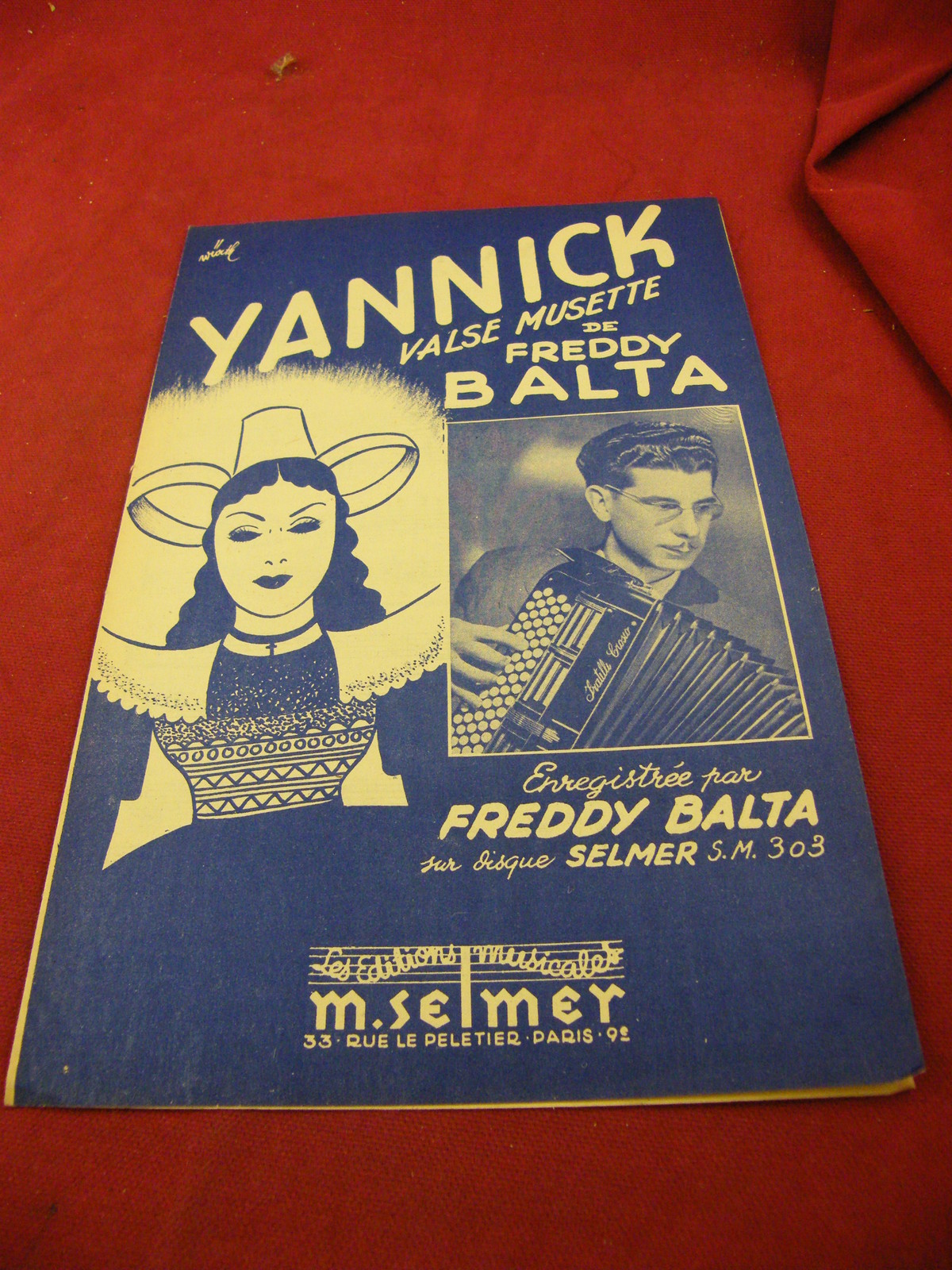 Waltz Musette Partition Yannick Freddy Balta Accordion