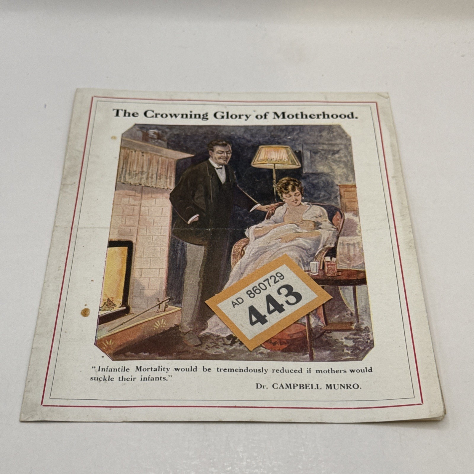 Early 1900’s LACTAGOL ADVERTISING BOOKLET FOR BREASTFEEDING MOTHERS