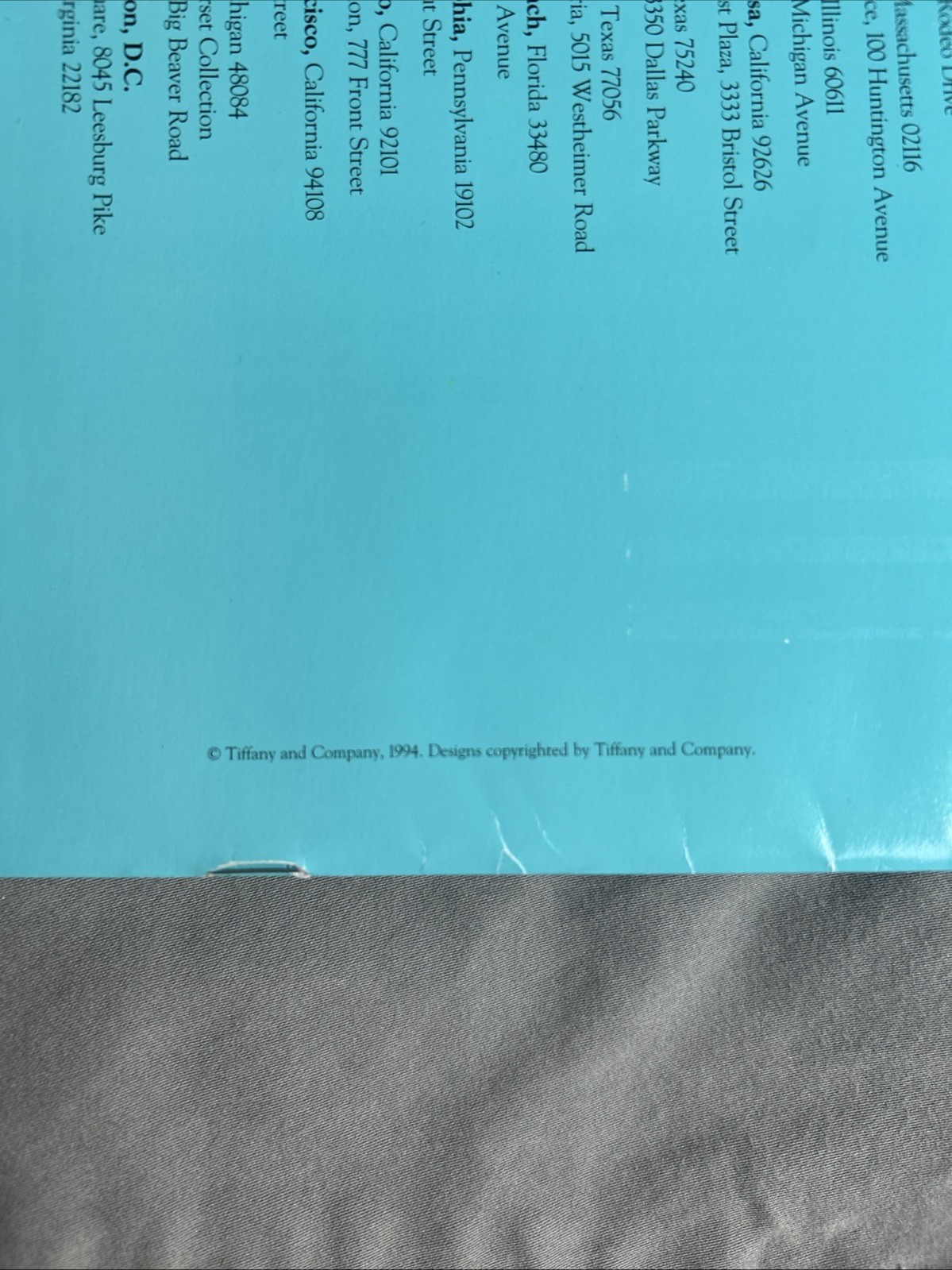 Vintage Tiffany & Co Summer Selections 1994 Catalog Advertisement