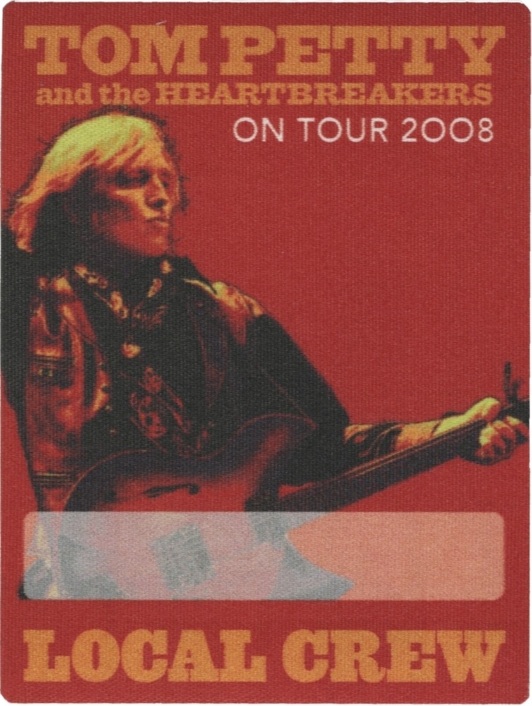 Tom Petty & the Heartbreakers 2008 concert tour Working Crew Backstage Pass