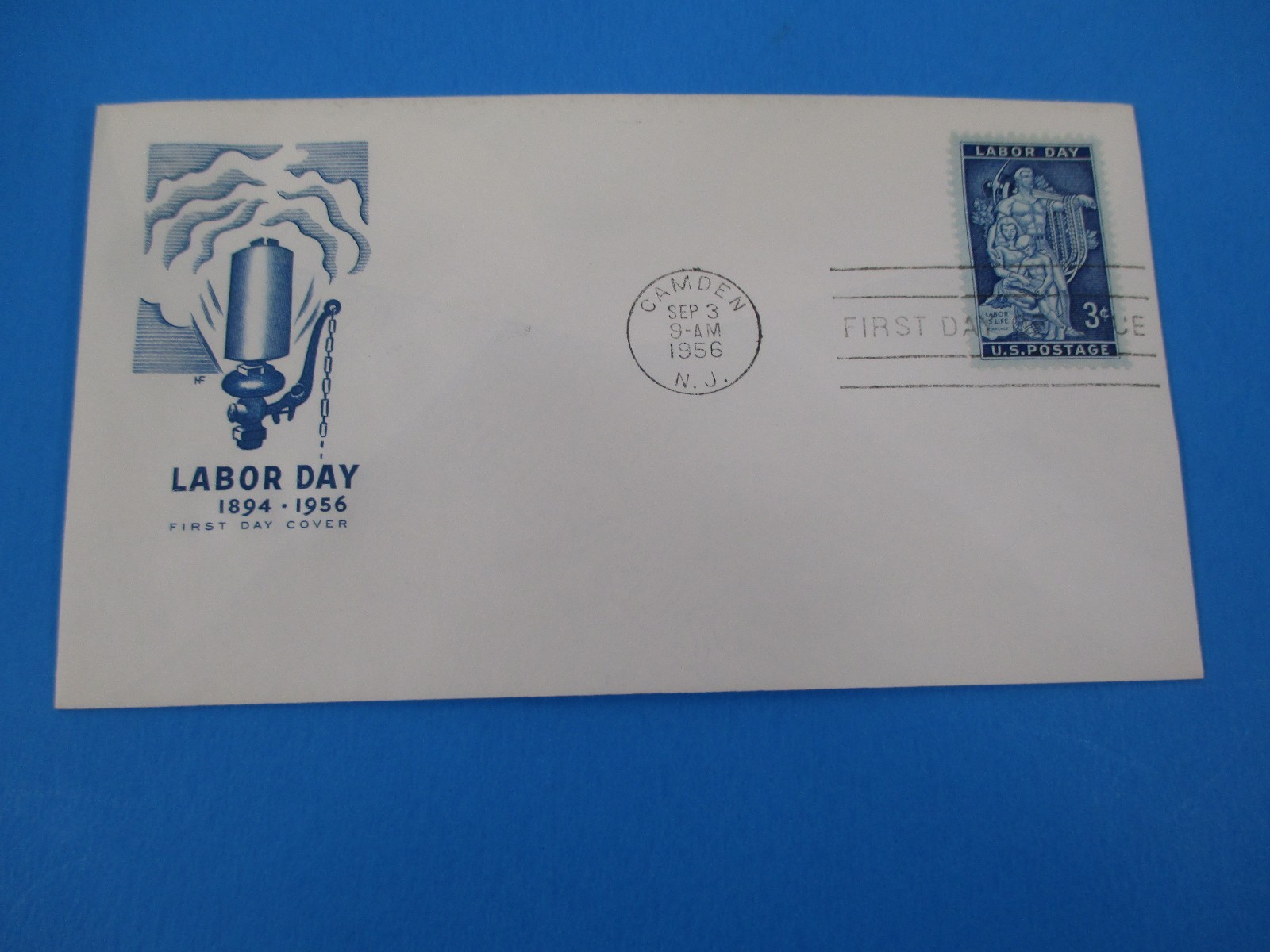 1956 Labor Day 1894 – 1956 Camden New Jersey FDC S2927