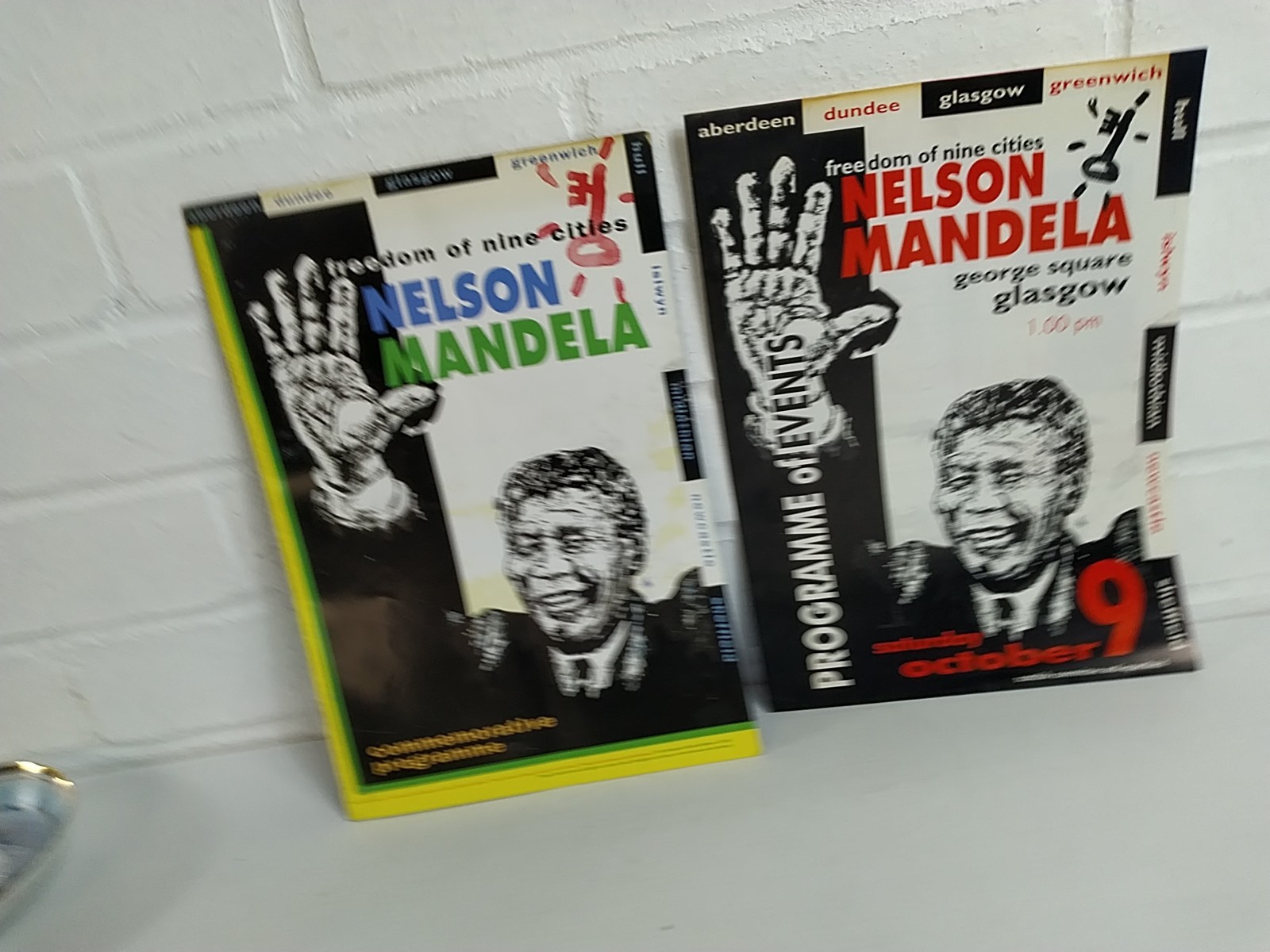 2 Seperate Programmes From Nelson Mandela’s Scottish Visit 1993