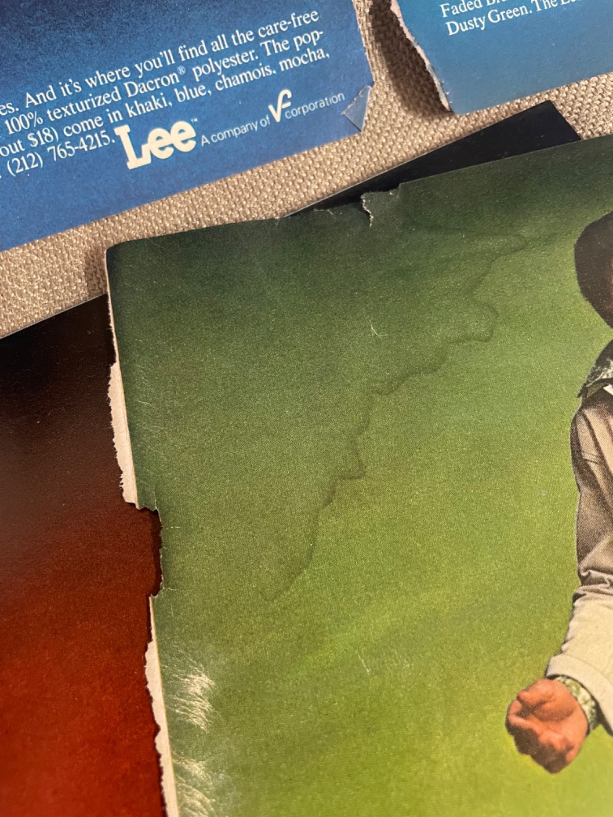 Lee Fits America 1970s Magazine Avertisement Ads lot of 9 Mens Fashion