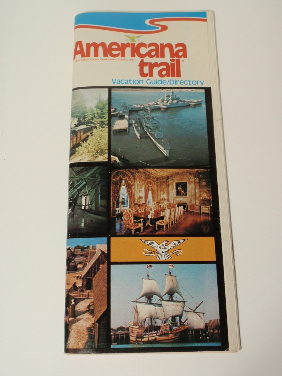Vintage 1977-78 Americana Trail Vacation Guide Directory Brochure Booklet