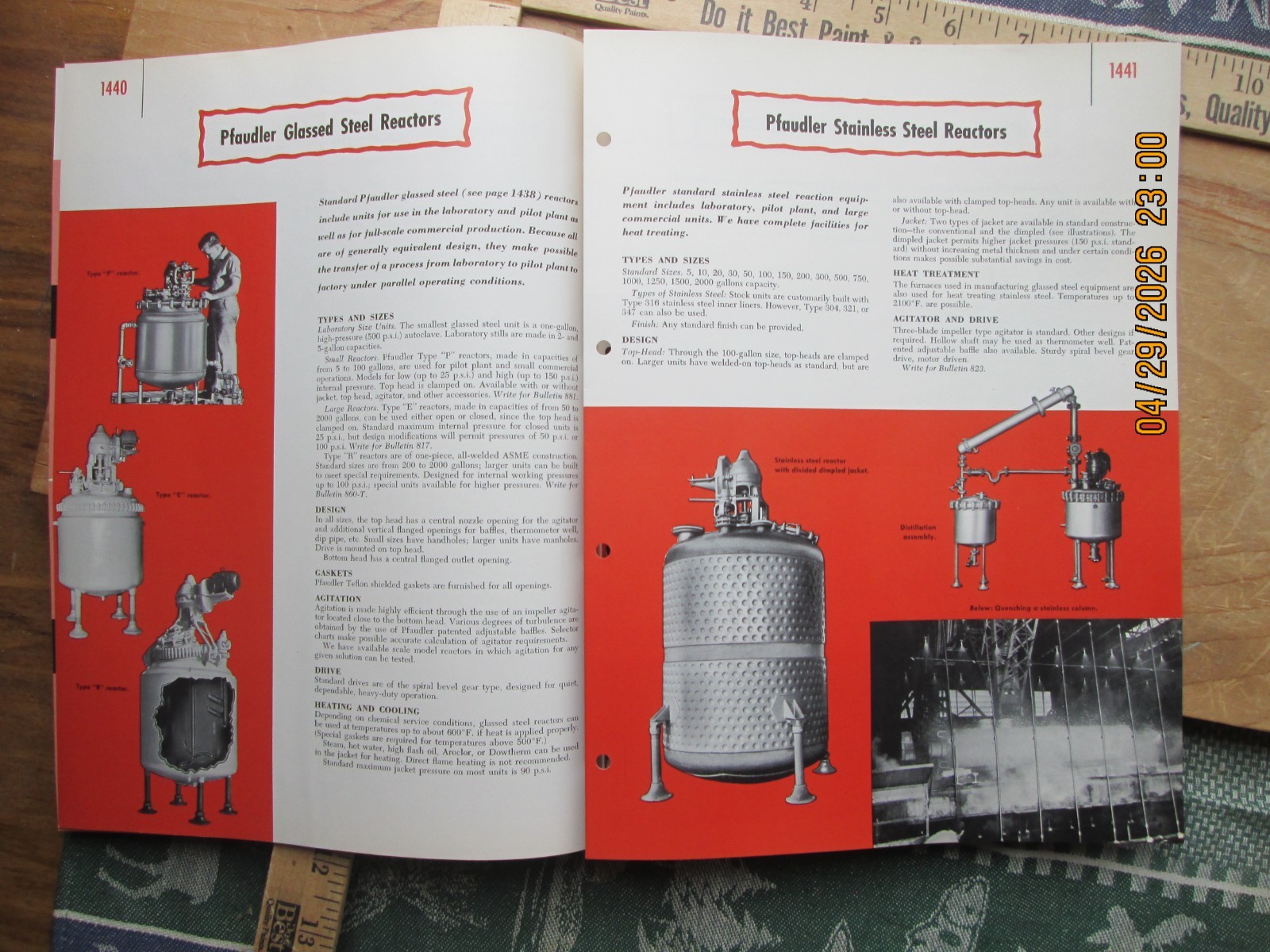 Buyers Guide to PFAUDLER equipment and services brochure 1953