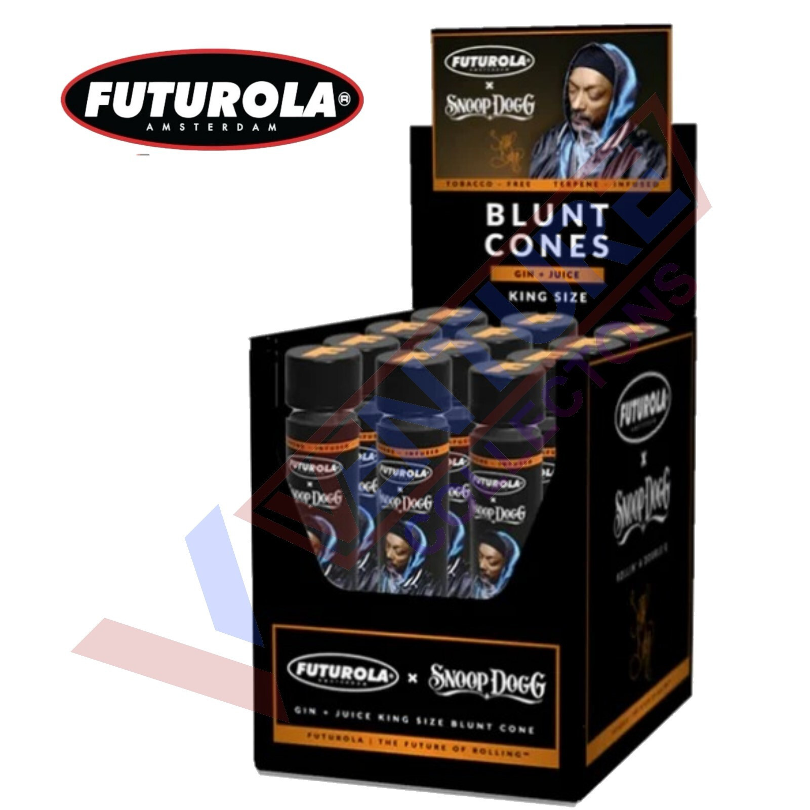 Futurola Blunt Cone The Toad SNOOP DOG Pre Rolled Cone 12 Tubes – FREE SHIPPING