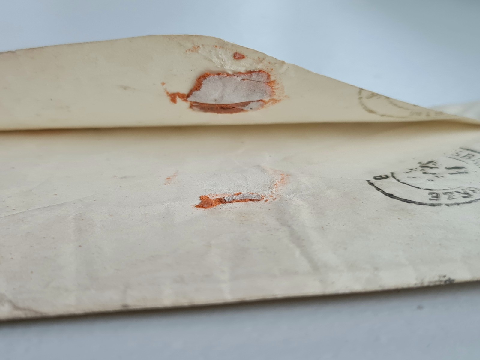 Vintage Letter Envelope For A Tutor 19th Century Stamp NAPOLEON III