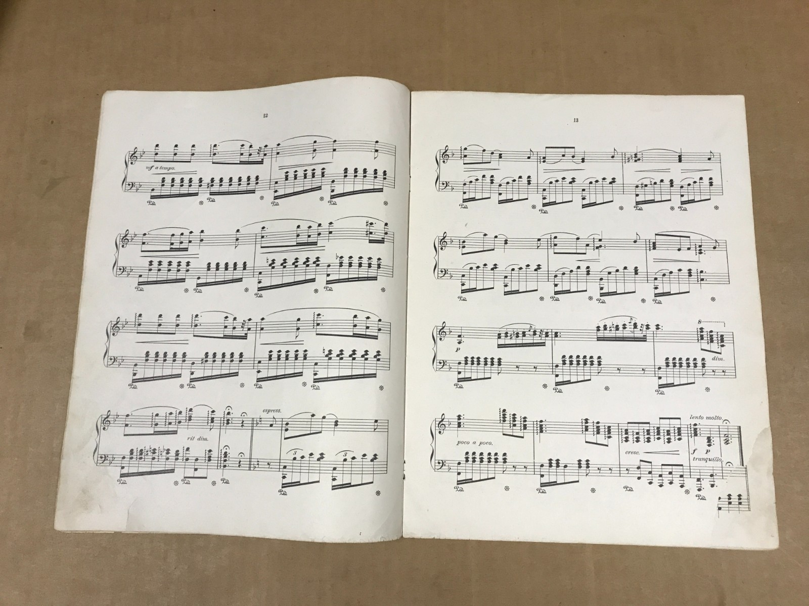 Vintage Popular Parlor Pieces For The Piano – Music Sheets