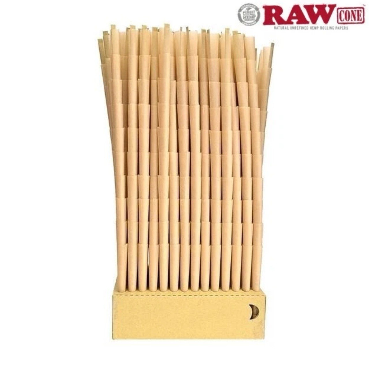 Authentic RAW Classic King Size W/Filter Tip Pre-Rolled Cones 200 Pack -Fast Shp