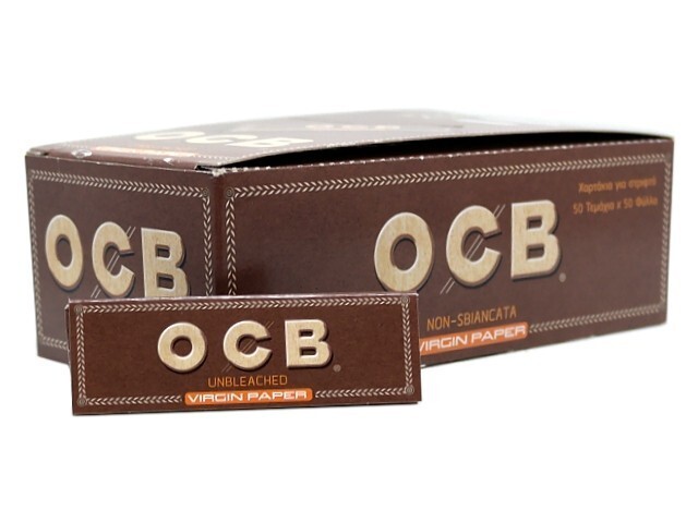 2 X OCB VIRGIN Regular size UNBLEACHED Rolling paper – Total 5000 sheets