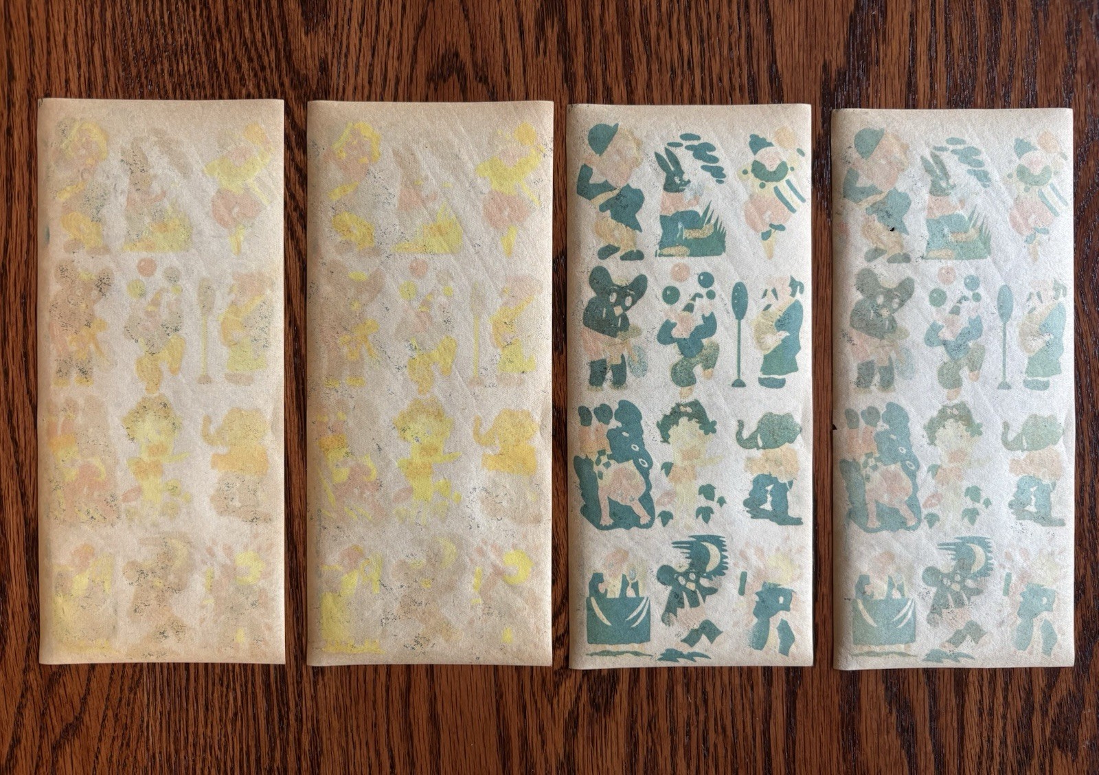 1940’s Vintage Japanese Water transfer paper toy /Betty Boop /Kewpie Tattoo