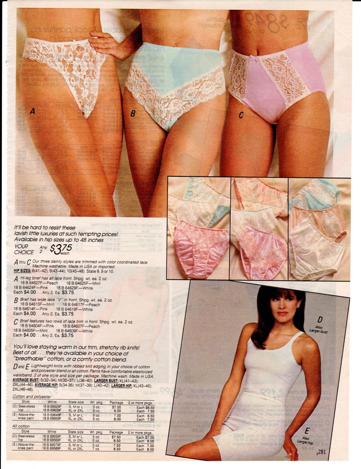 VINTAGE 80’S HUGE LOT BRAS PANTIES GIRDLES PHOTO CATALOG ADS PRINTS