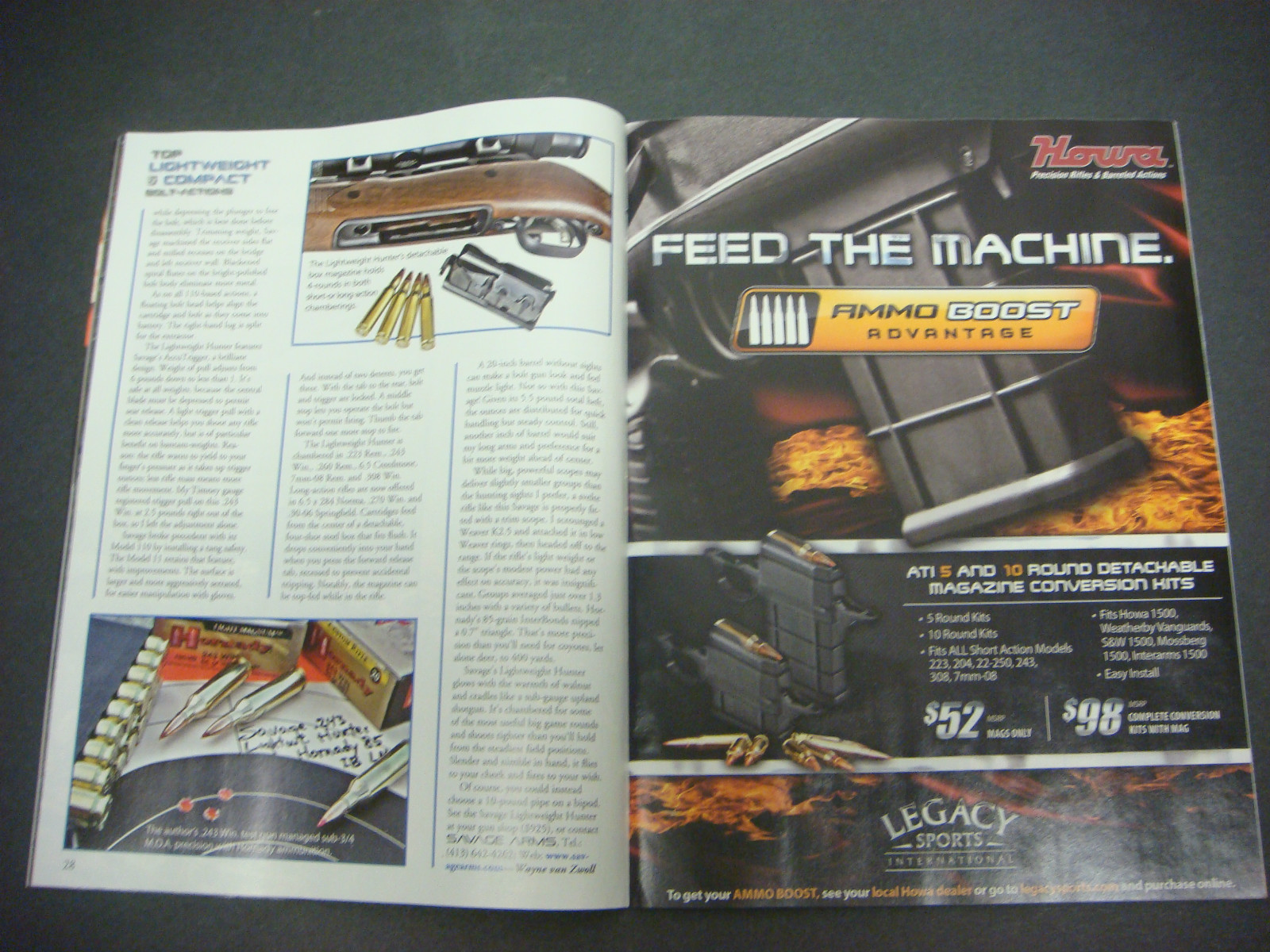 On Target Magazine August-September 2013 Lightweight Compact Bolt-Actions M3457