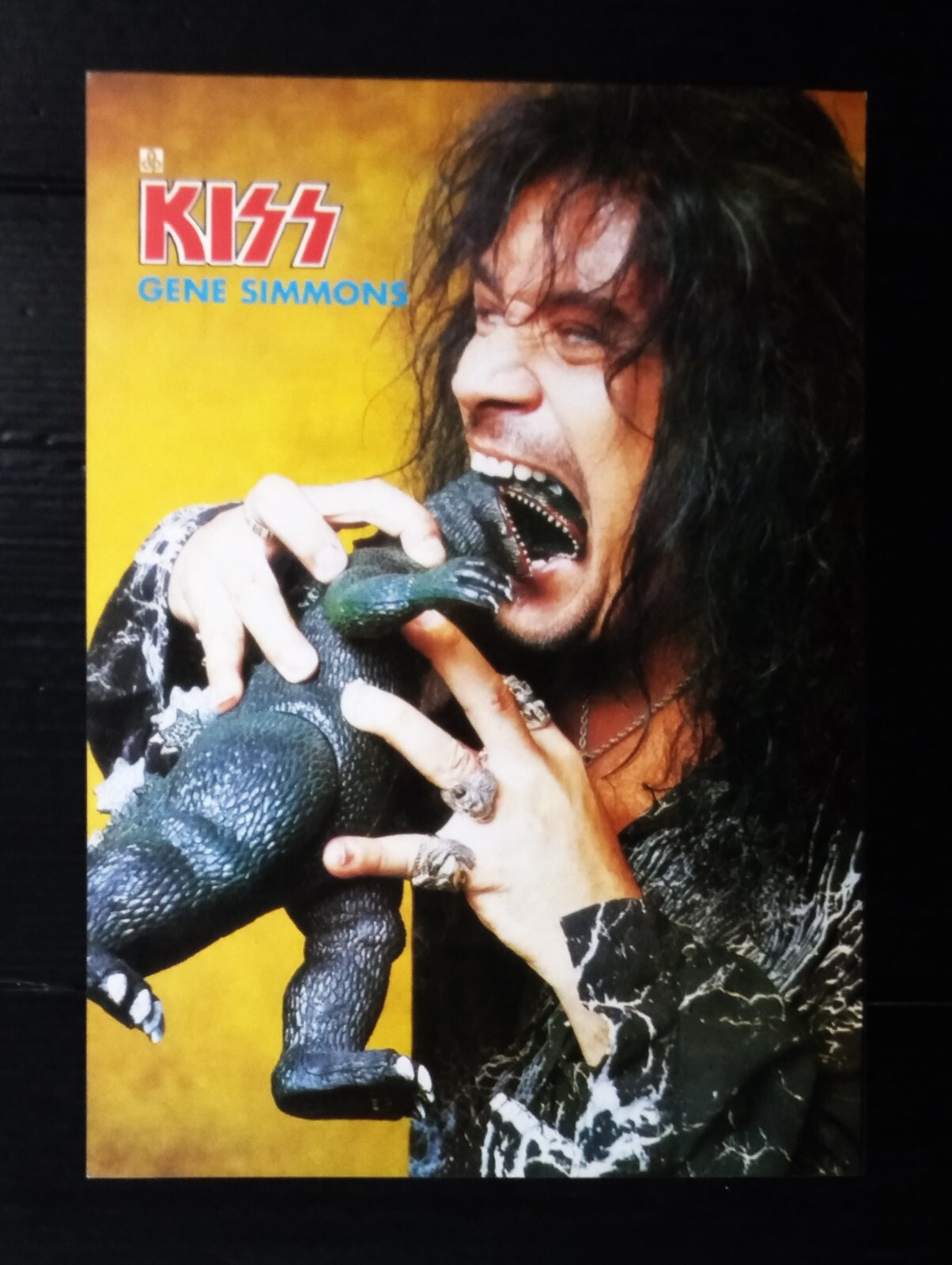 C2518 KISS Gene Simmons Vintage Thailand ONLY 1 COLOR PAGE MEGA RARE!!!