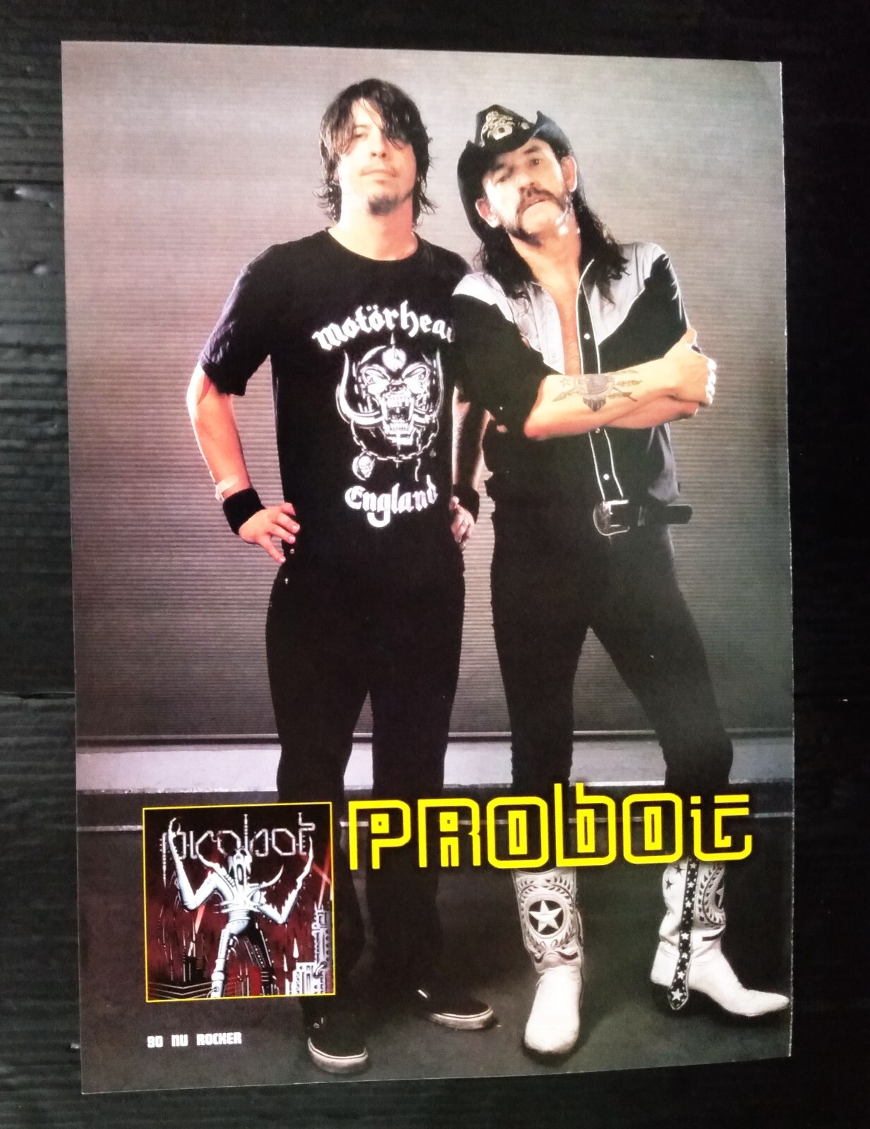 C3986 Probot Dave Grohl Motorhead TNT Vintage Thailand ONLY 1 COLOR PAGE RARE!!!