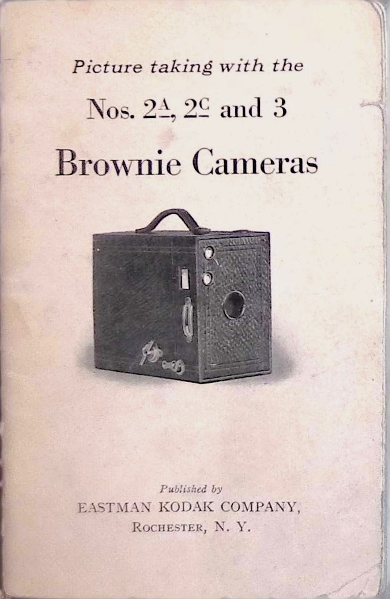 Kodak Brownie 2A 2C 3 Camera Instruction Booklet c1910s Price List