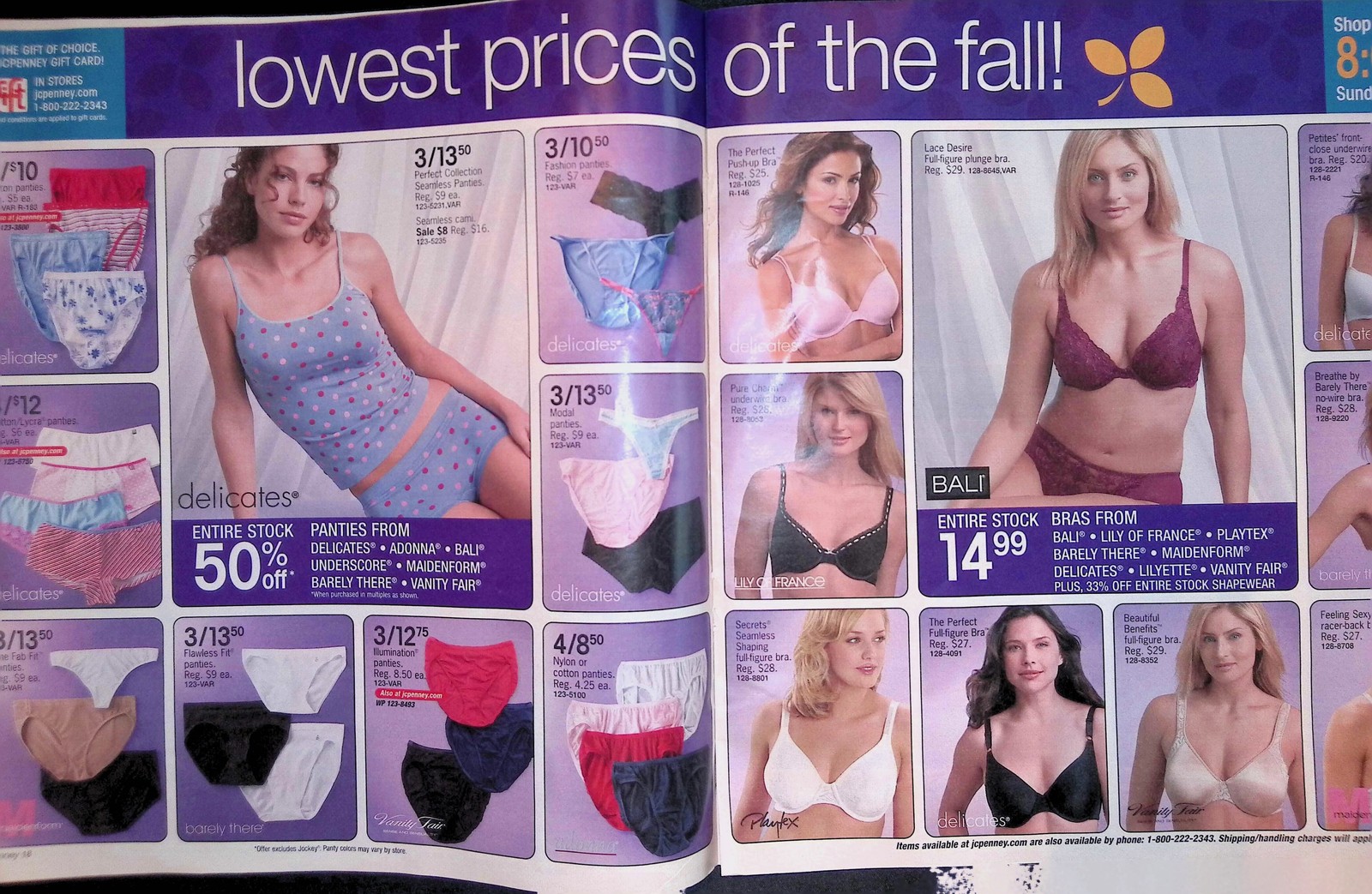 JCPenney Fall 2000s Catalog Insert Lowest Prices Buy 1 Get 1 Sale Ad
