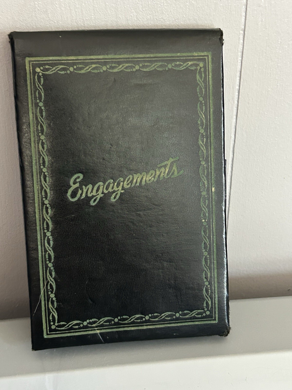 VTG Daily Schedule Black Book Morning Afternoon Evening Engagements 80s 90s USA