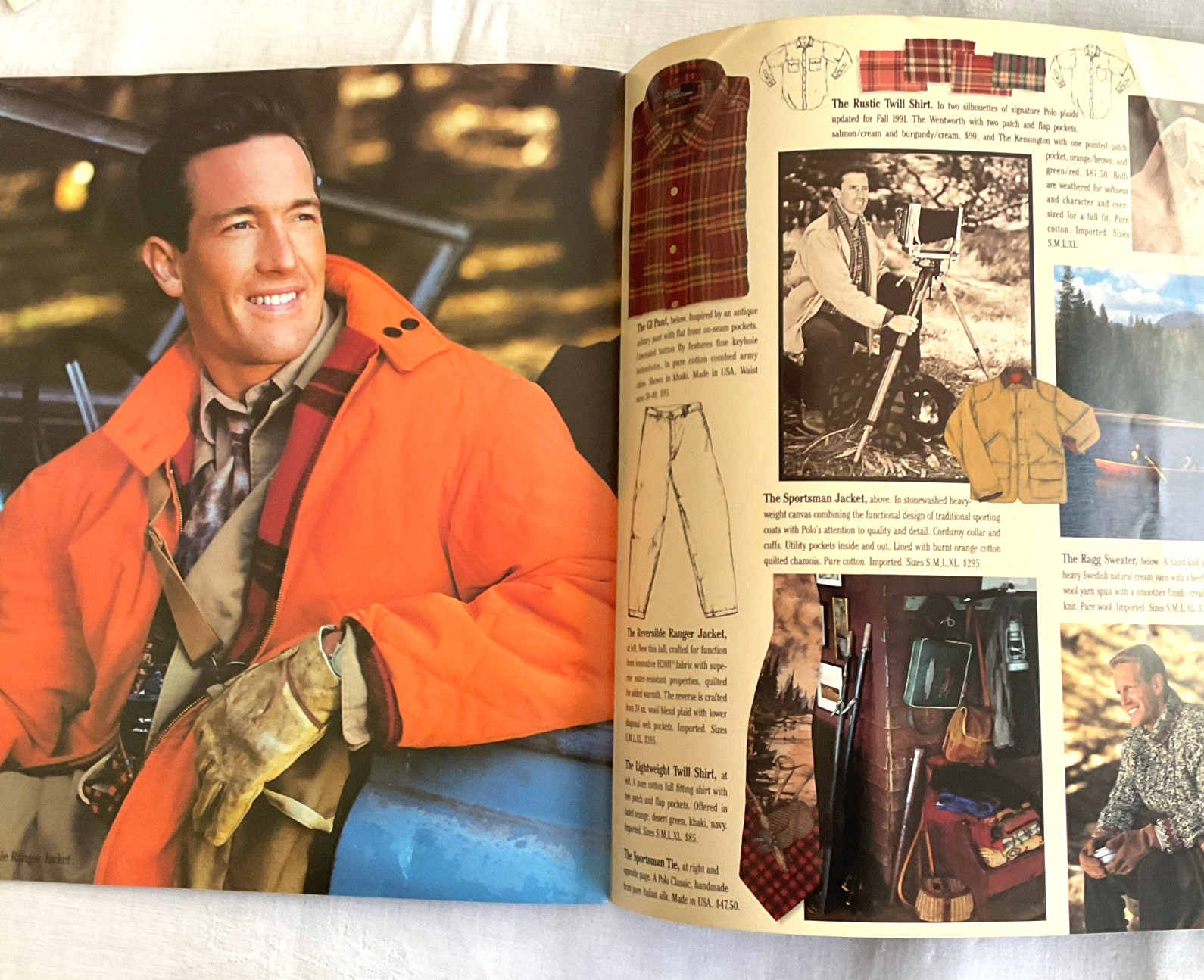 POLO Ralph Lauren Fall 1991 store catalog Vintage 12.5″ X 12.25″
