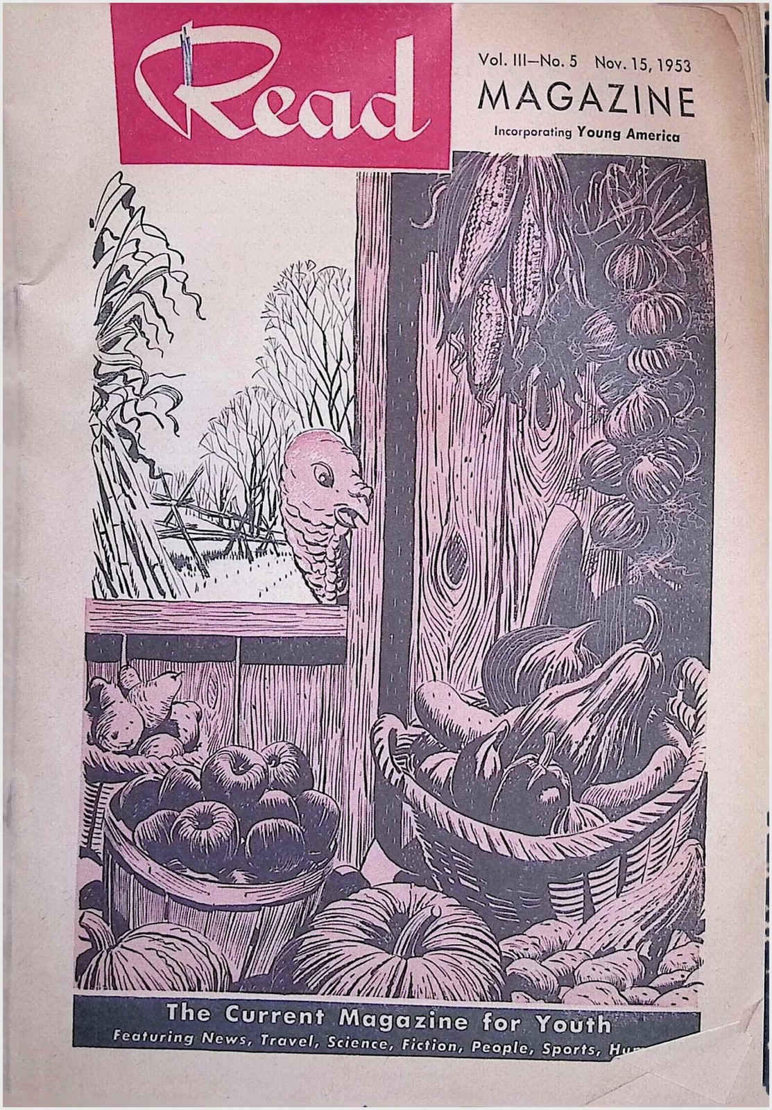 Read Magazine Nov 15 1953 Vol 3 #5 Philippines Eisenhower Thanksgiving