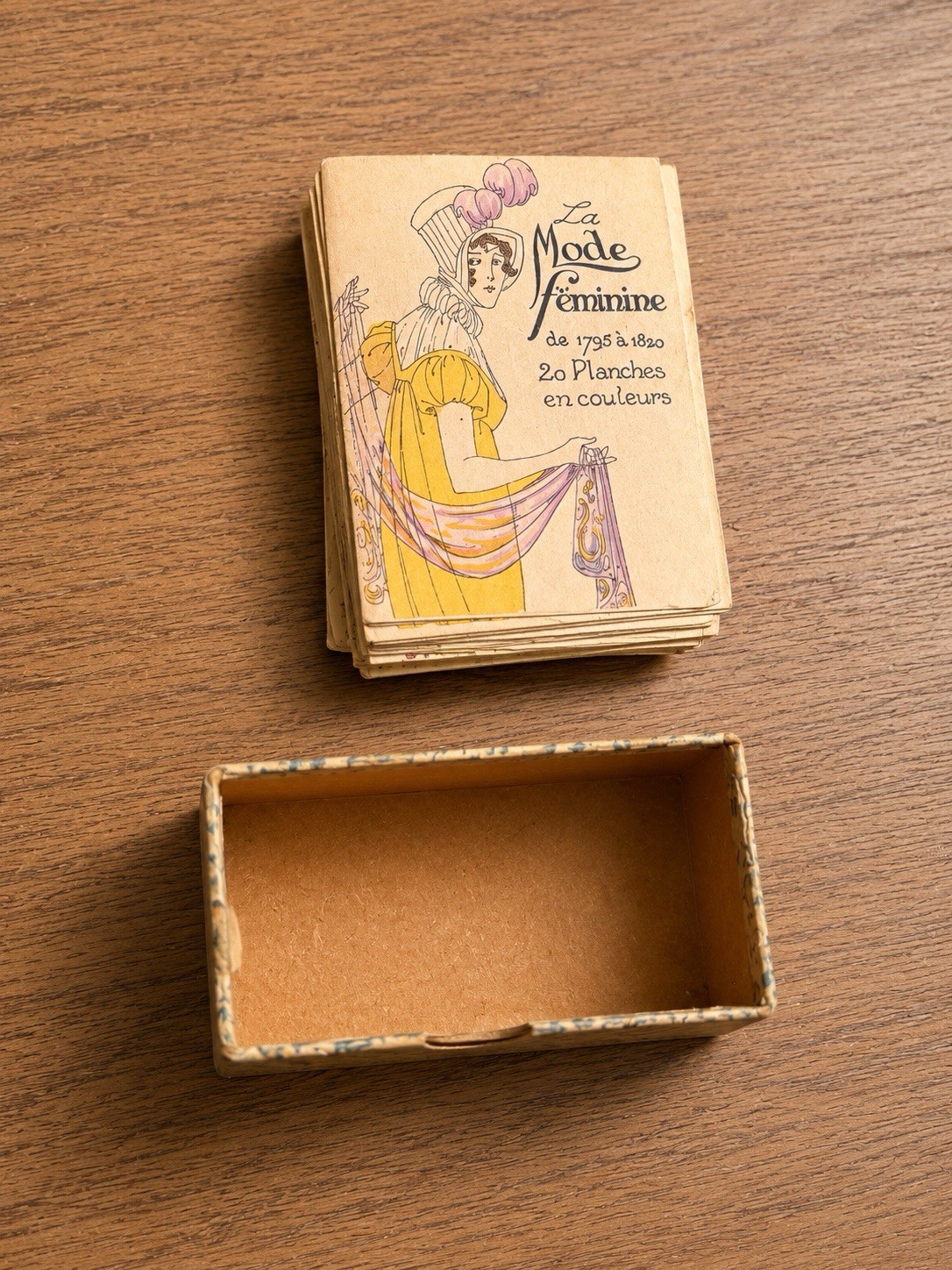 Vintage French Fashion Plate Cards Boxed Set 80 Paris Nilsson 1795-1900 Complete