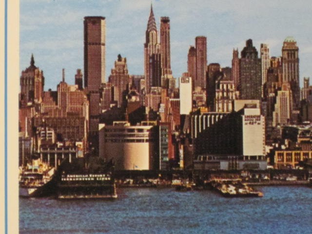 New York City Skyline Postcard – Year unknown