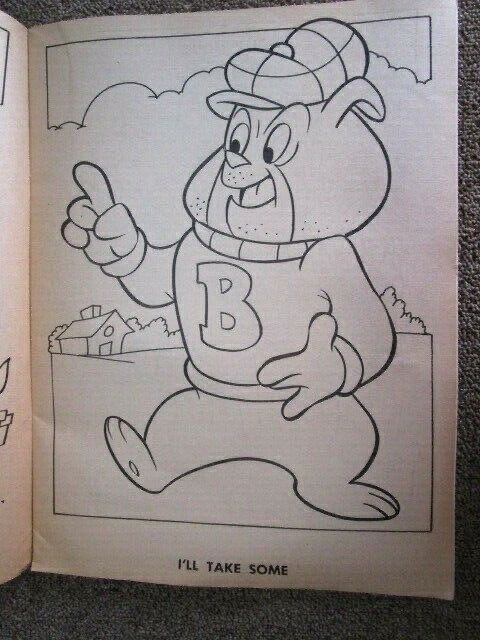 Playmore Inc. MARTY MOUSE Giant Coloring Book Playmore – Unused ~ A16
