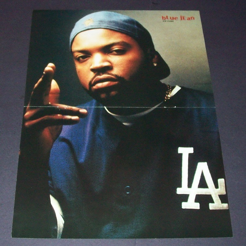 PEARL JAM – ICE CUBE Turkish 2000 Magazine CENTERFOLD POSTER 51067