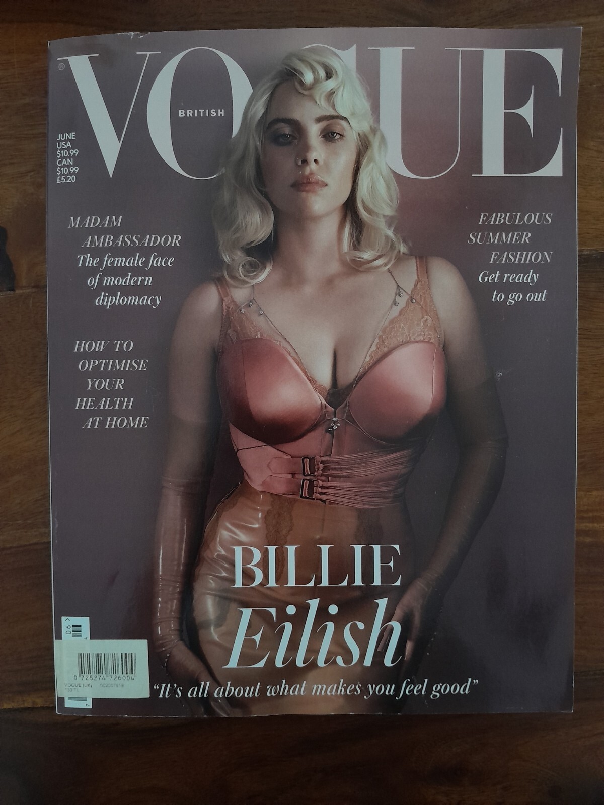 Billie Eilish Collectable Magazines Elle, Vogue, British Vogue Australia