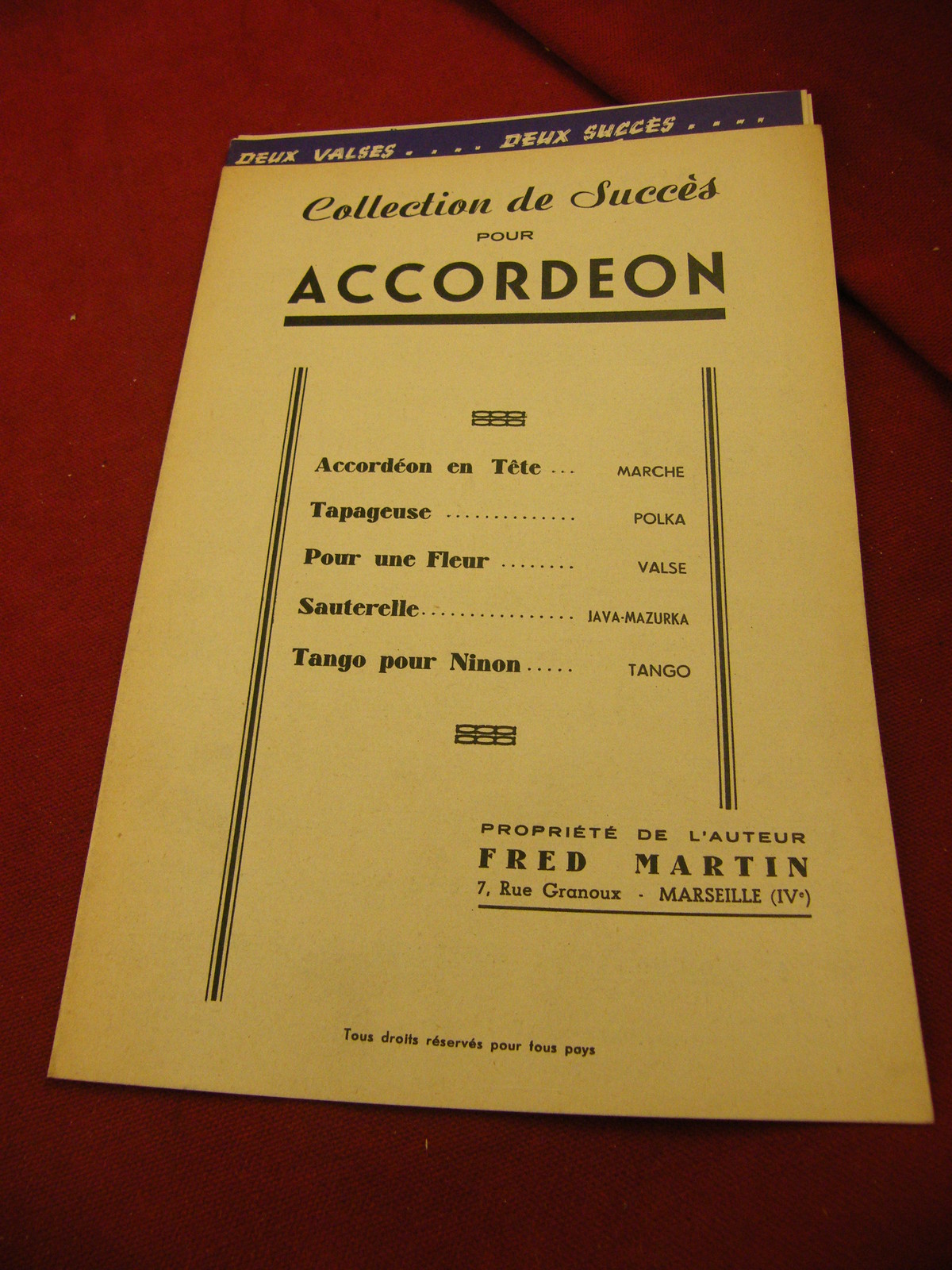 Fred Martin Accordion Hit Collection