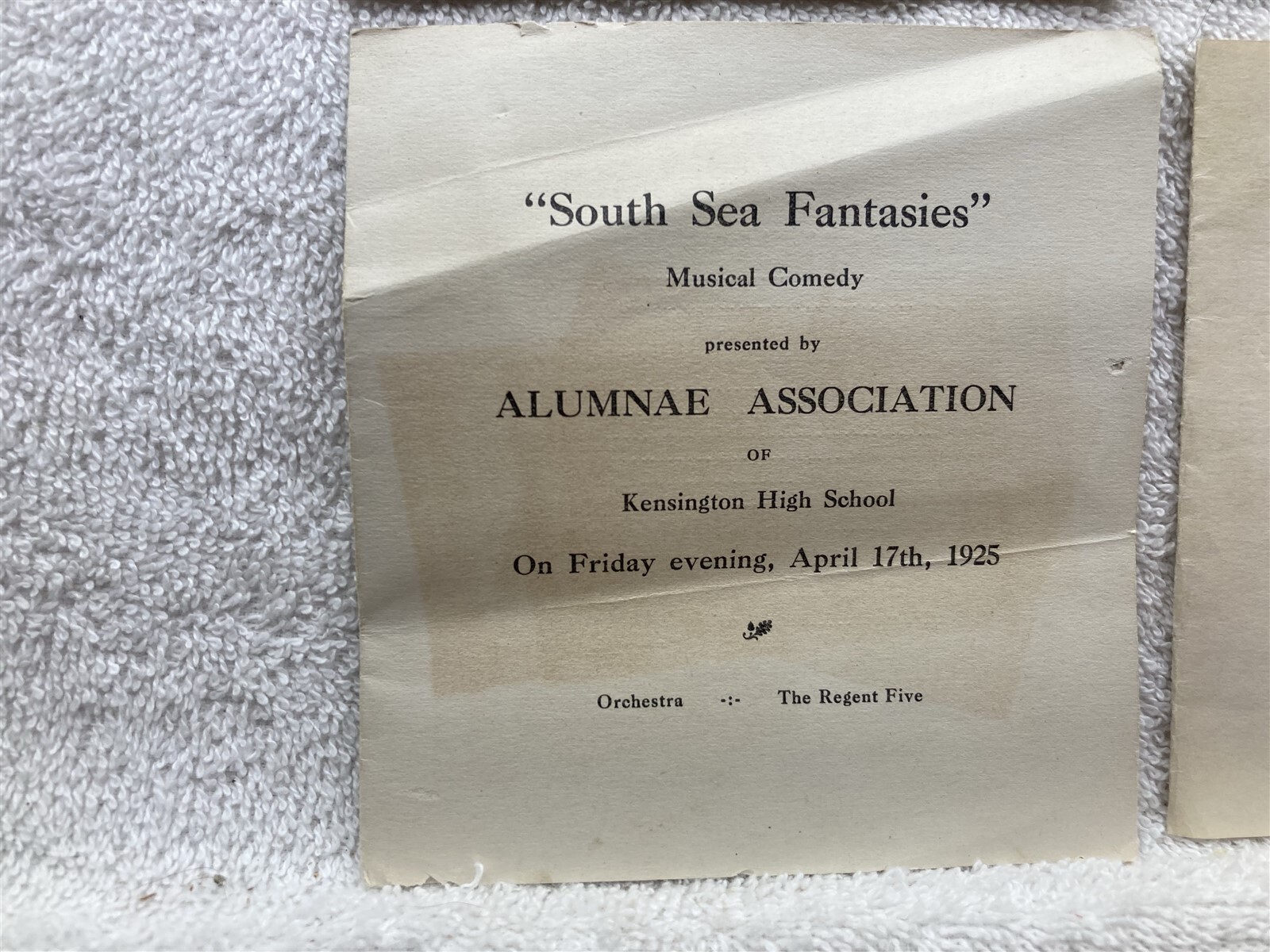 1925 1926 1927 Kensington High School Dramatic Club Programs Philadelphia PA Vtg