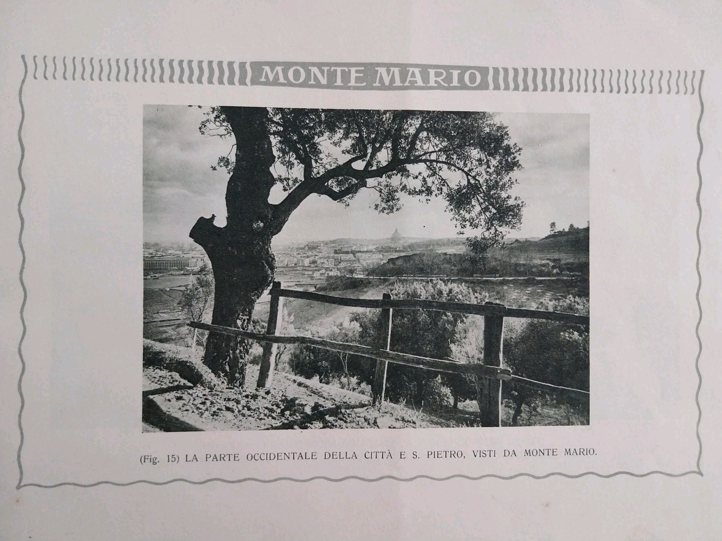 Monte Mario. Società Anonima Edilizia Romana. Rome, circa 1920-1930. RARE
