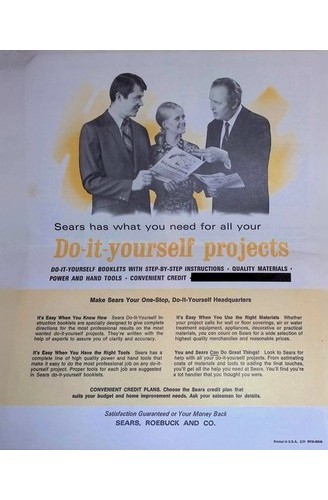 Sears Roebuck How to Apply Exterior Paint Booklet 1971 DIY Guide USA **Home**