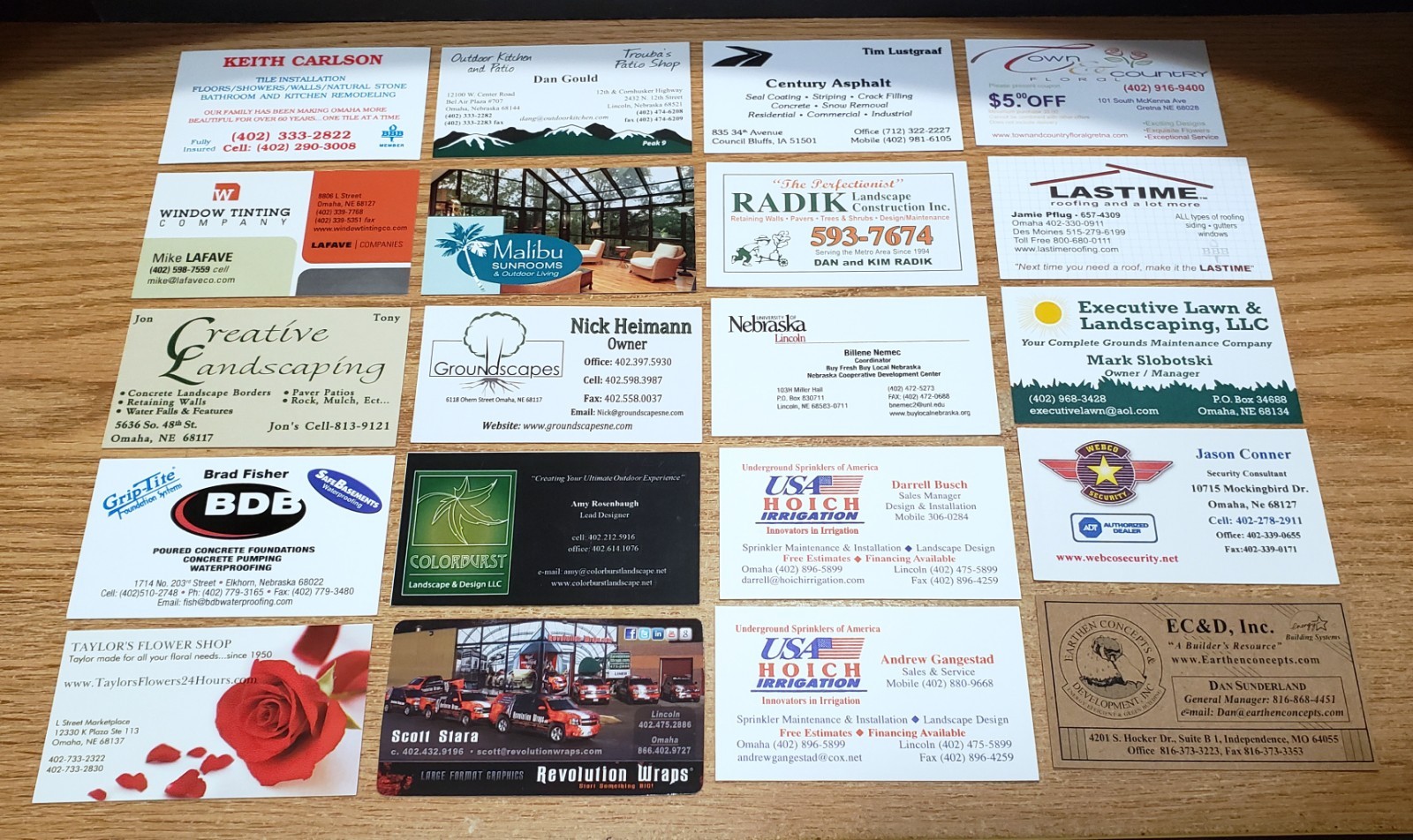 🔥 LOT of 100 MISC. Related BUSINESS CARDS for BUSINESS CARD COLLECTION L7