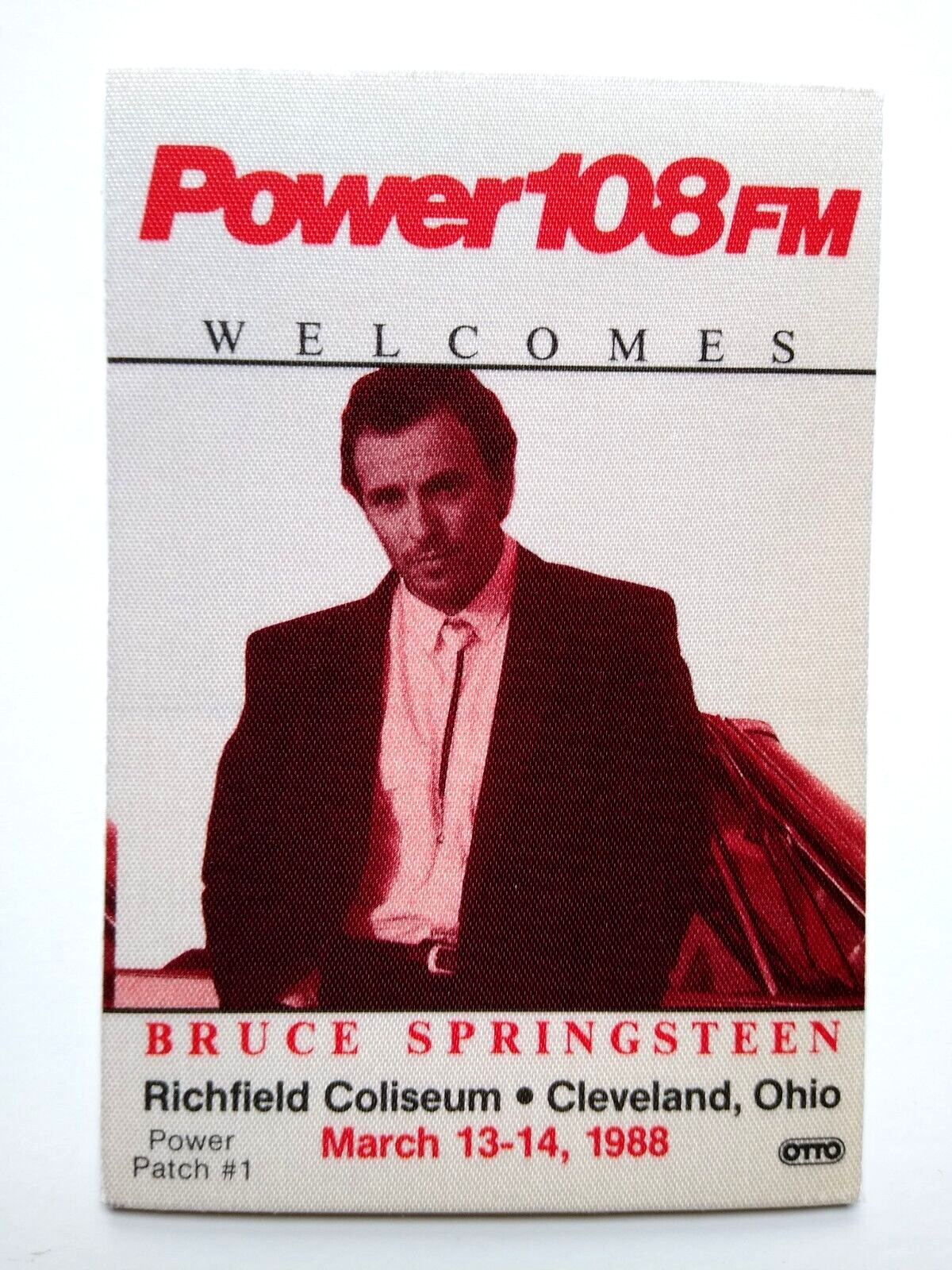 Bruce Springsteen 1988 Tunnel of Love Backstage Pass Original Concert Tour Rock