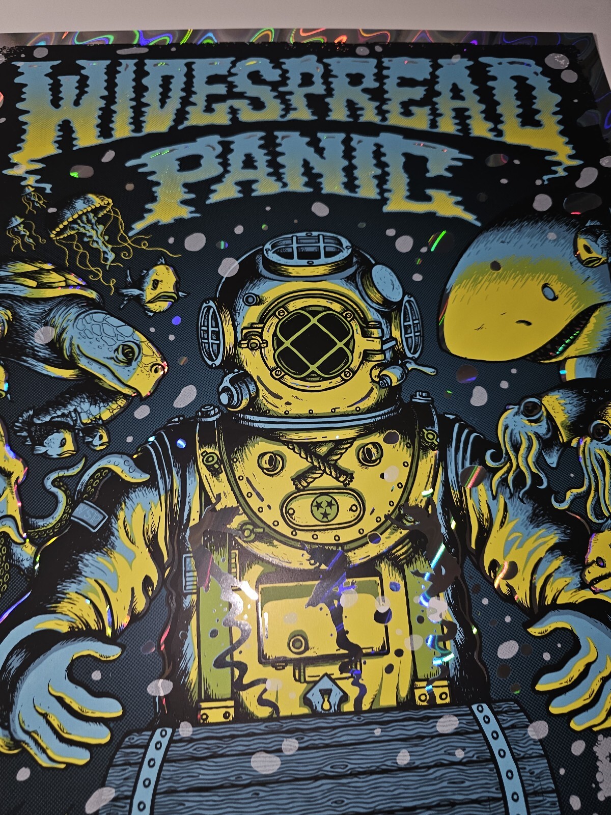Widespread Panic Leunig 4/20 Chattanooga LAVA FOIL Variant Poster Signed Print