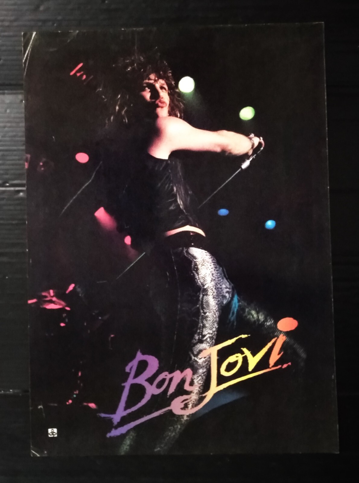 C746 Bon Jovi Lou Diamond Phillips Vintage Thailand ONLY 1 COLOR PAGE MEGA RARE!