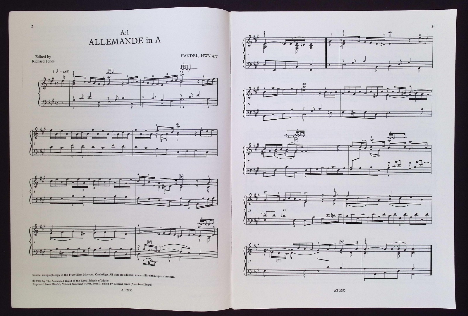 Associated Board Royal Schools of Music Piano Examination Pieces 1993 Grade 6