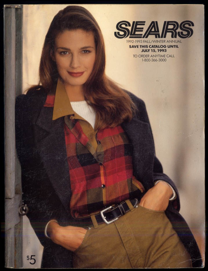 SEARS CATALOG Fall-Winter 1992-3 lingerie video games skates auto boats &c