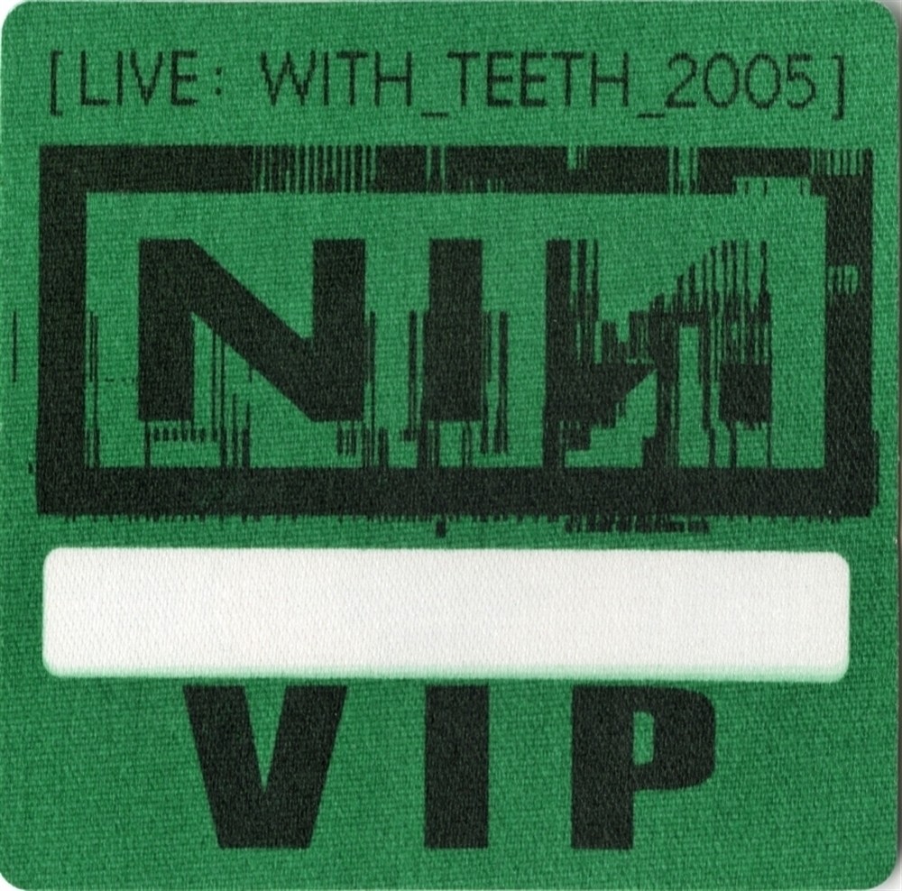 Nine Inch Nails 2005 Live: With Teeth concert tour VIP Backstage Pass