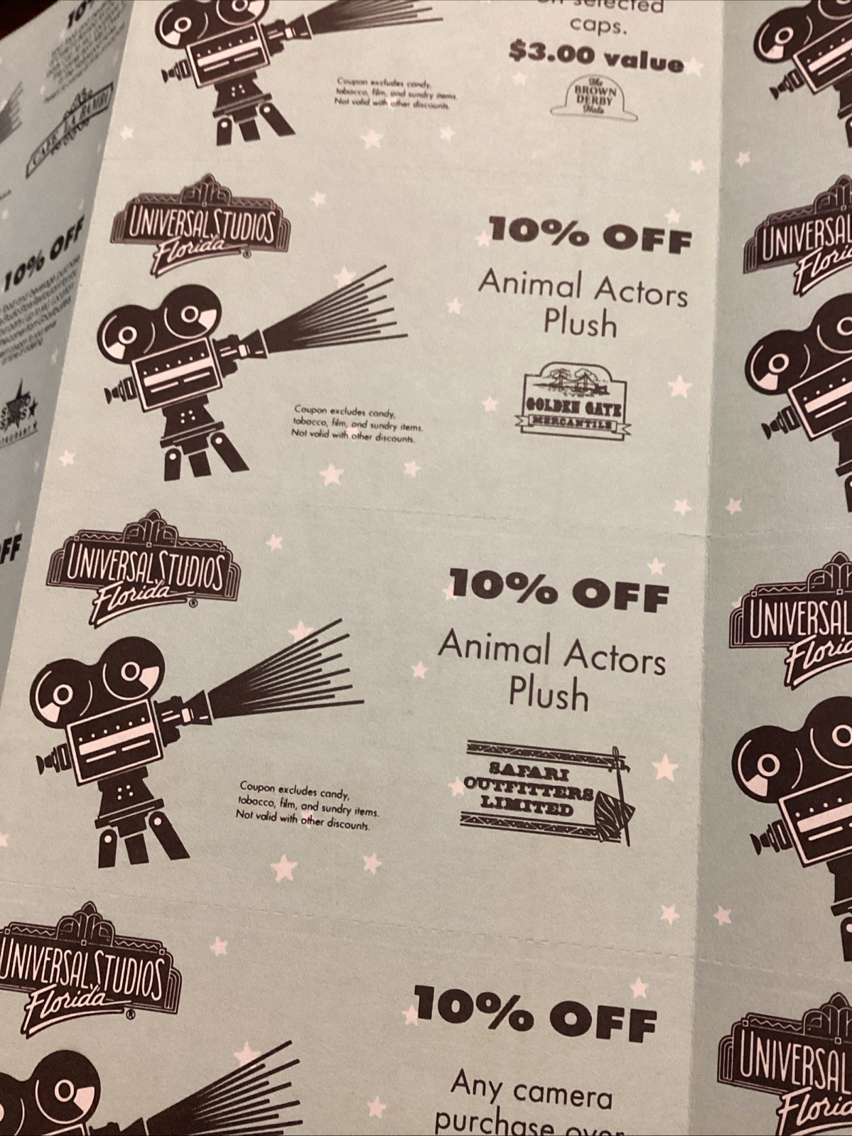 Universal Studios Coupon Book 1991 Early Discounts Rare