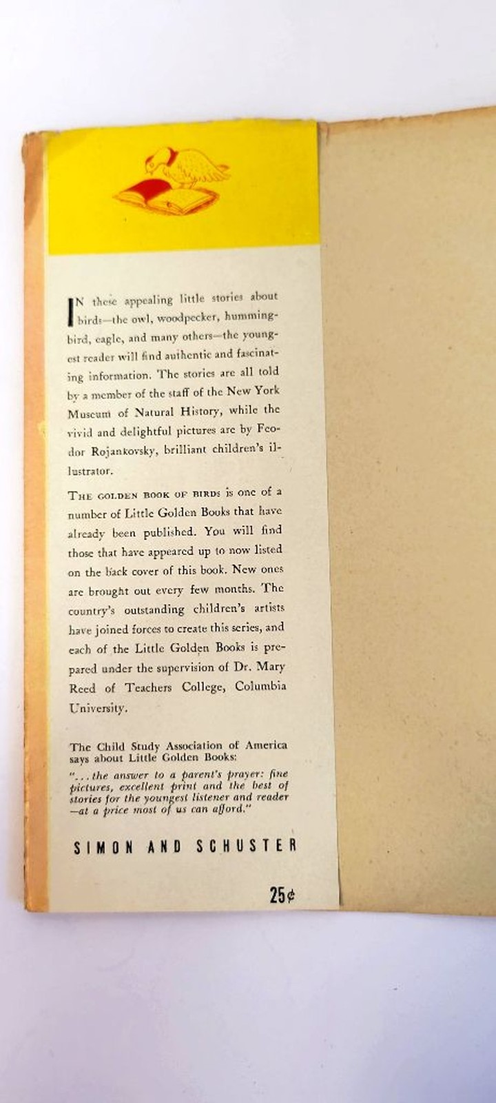 Semi-antique 1943 The Little Golden Book of Birds