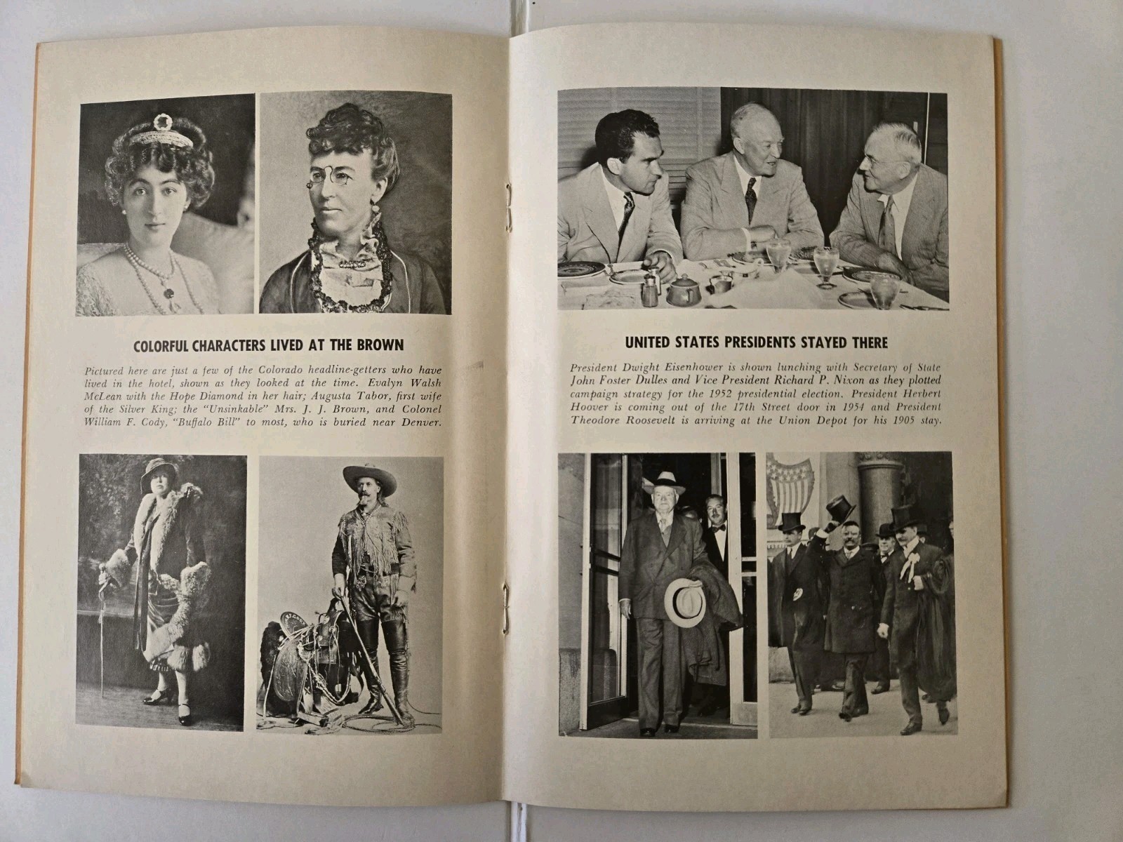 The Brown Palace Hotel Denver Colorado Booklet 1967, 3 Postcards